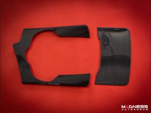 Alfa Romeo Stelvio Center Console Trim Set - Carbon Fiber - Two Piece Kit - Pre '20 - Feroce Carbon